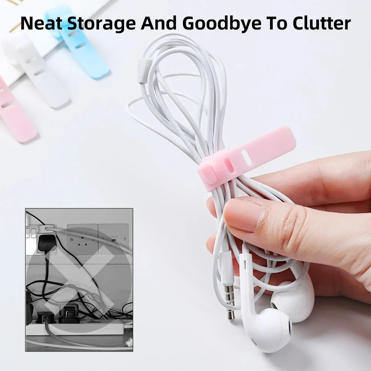Reusable Silicon Cable Strap