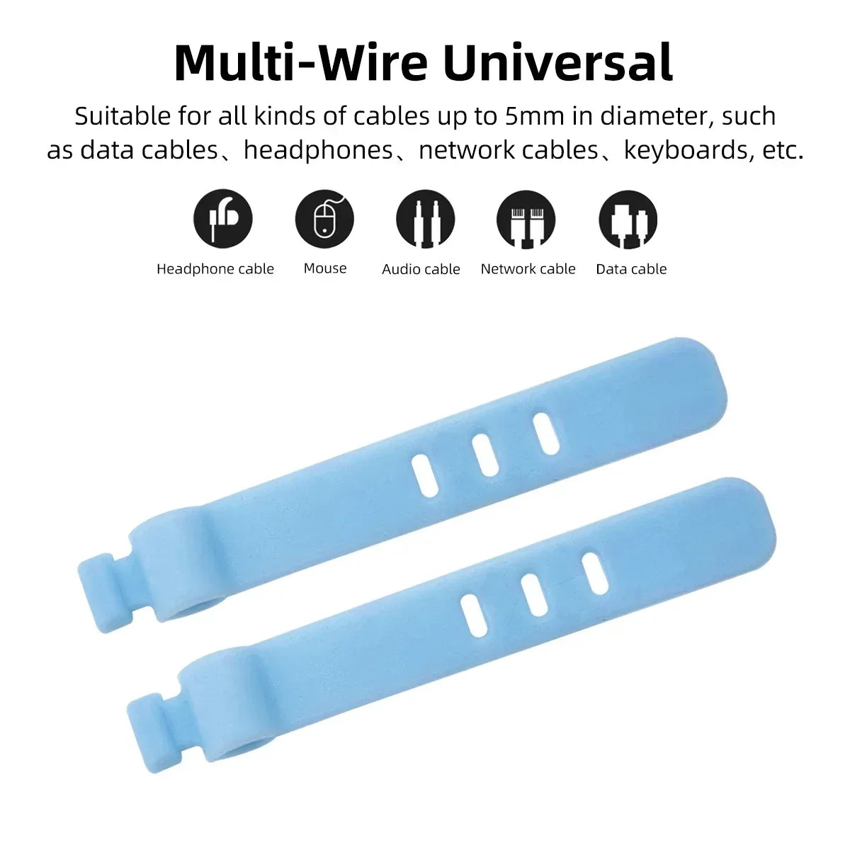 Reusable Silicon Cable Strap