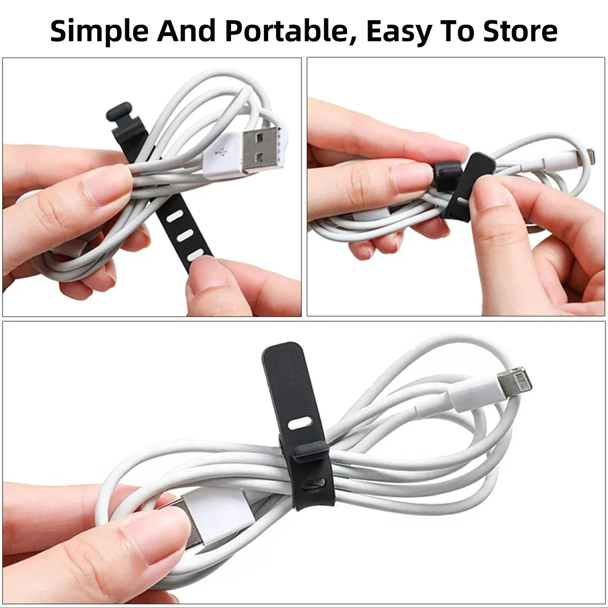 Reusable Silicon Cable Strap