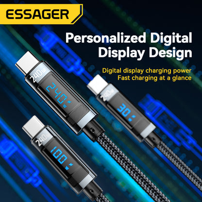 Essager 240W USB Type C To USB C Cable