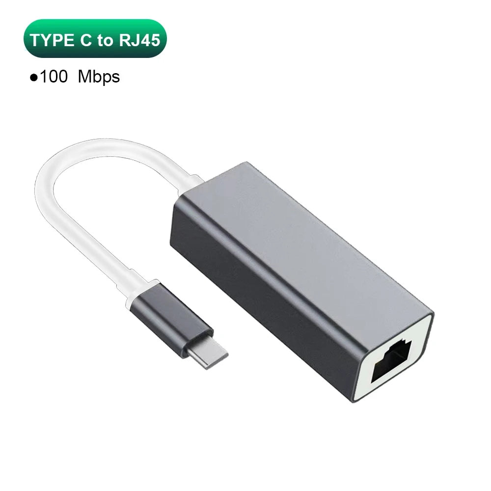 USB-C to Ethernet Adapter – 5Gbps High-Speed LAN