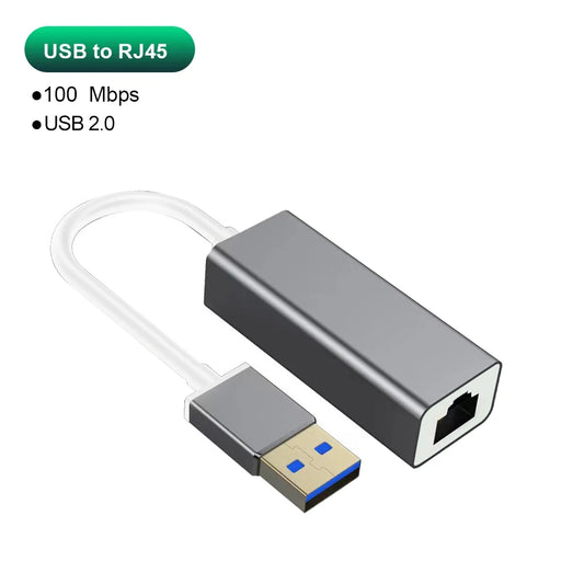 USB-C to Ethernet Adapter – 5Gbps High-Speed LAN