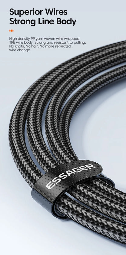 Essager 100W USB Type C To USB C Cable