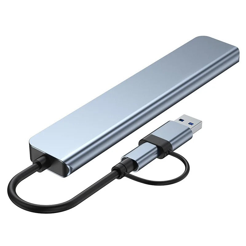 8 in 1 USB +Type C USB hub multi hub