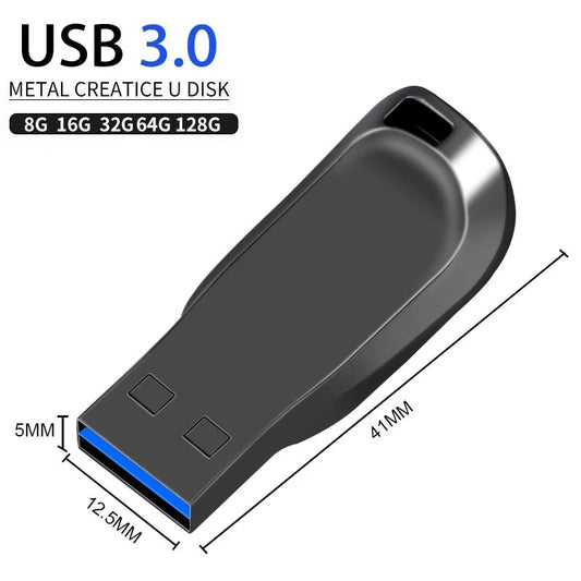Metal USB 3.0 8GB - 128GB Flash Drive